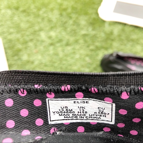 Sperry Top Spider Black with bow tie Ballet Shoes - Picture 4 of 8